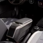 RATI ARMSTER 2 Armlehne DACIA SANDERO 2017-2020  [grau,vegan Leder,12V Kabel]