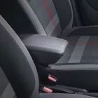 RATI ARMSTER 3 Armlehne SUZUKI IGNIS 2017-  [schwarz,vegan Leder,rote Nähte]