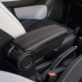   RATI ARMSTER 3 Armlehne CITROEN E-C3 2024-  [schwarz,vegan Leder,rote Nähte]