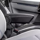 RATI ARMSTER 3 Armlehne CITROEN E-C3 AIRCROSS 2024-  [schwarz,vegan Leder,rote Nähte]