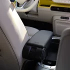 RATI ARMSTER 3 Armlehne sitzmontage DACIA SANDERO 2017-2020 mit Original-Ellbogenstütze [schwarz,vegan Leder,usb, PP]