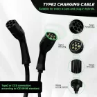 Loonara Typ 2 Ladekabel 22kW 5m